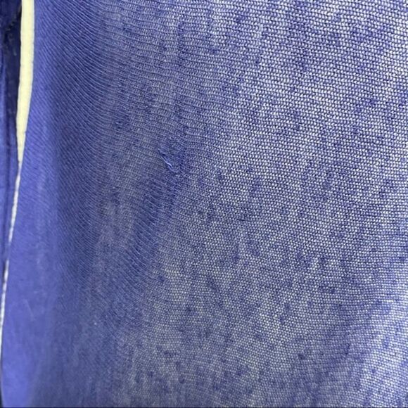 Eileen Fisher Open Front Semi Sheer Linen Blend Cardigan Size Small Petite - Picture 10 of 10